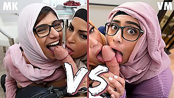 Mia Khalifa และ Violet Myers ไปเย็ดกันใน Threesome ร้อนกับหนุ่มใหญ่